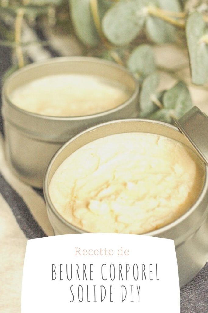 Recette de beurre corporel fouetté DIY et zéro déchet